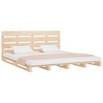 vidaXL Cadre de lit sans matelas 180x200 cm bois massif de pin