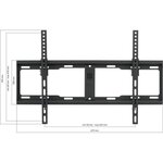 One For All Support TV mural inclinable 32"-90" Noir