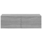 vidaXL Ensemble de meubles TV 5 Pièces Sonoma gris Bois d'ingénierie