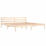 vidaXL Cadre de lit sans matelas bois massif de pin 200x200 cm