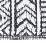 vidaXL Tapis d'extérieur ARAKIL Noir 80x150 cm PP
