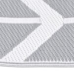 vidaXL Tapis d'extérieur ARAKIL Gris 190x290 cm PP