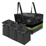 Pack and Move - Lot 24 Sacs Rangement Recylé - 55 x 35 x 30 cm - Poignées solides - Déménagement et Transport - Ultra Résistant - Réutilisable - 55L