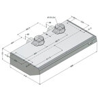 Hotte aspirante professionnelle novy - largeur 1000 mm - bartscher -  - aluminium 1000x520x170mm