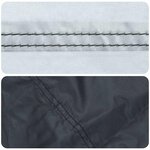 vidaXL Housse pour mobilier d'extérieur 286 x 222 x 80 cm Tissu 210D