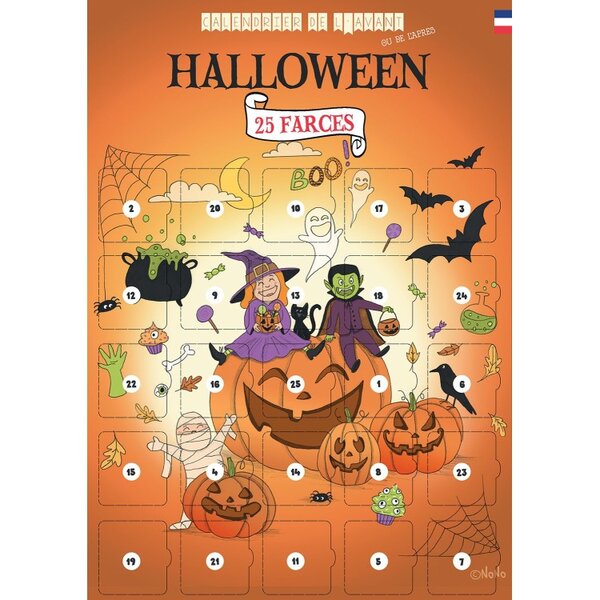 Calendrier Halloween 25 farces