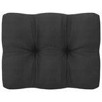 vidaXL Canapés centraux de jardin avec coussins anthracite 2 Pièces