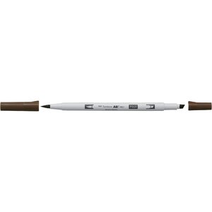 Marqueur base alcool double pointe abt pro 969 chocolat x 6 tombow