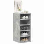 vidaXL Meubles à chaussures 31 5 x 35 x 70 cm Gris béton