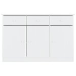 vidaXL Buffet ALTA blanc 112x35x73 cm bois massif de pin