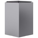 vidaXL Jardinières 2 Pièces hexagone 46x40x45 cm acier galvanisé