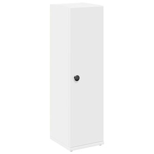 vidaXL Meuble de salle de bain avec porte-rouleau blanc 20 5x22x72 cm