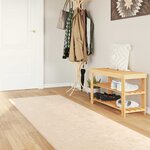 vidaXL Coureur de Tapis MARSA Crème 80 x 300 cm Polyester et PVC