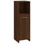 vidaXL Ensemble de meubles de salle de bain 4 Pièces Chêne marron