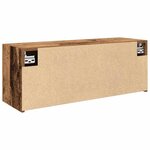 vidaXL Armoire murale de bain vieux bois 80x25x30 cm bois d'ingénierie