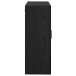 vidaXL Armoire Murale Montage mural 2 Pièces Chêne noir 69 5 x 34 x 90 cm