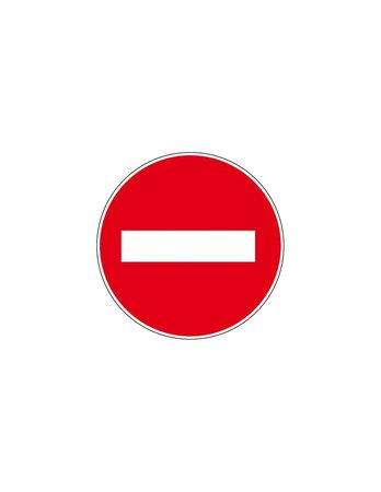 (PANNEAU D'INTERDICTION) Panneau d'interdiction - "interdit de passer sous la cha"