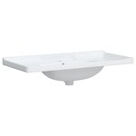 vidaXL Évier salle de bain blanc 71x48x19 5 cm rectangulaire céramique