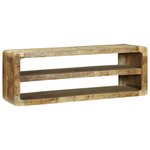 vidaXL Meuble TV Marron 100 x 32 x 36 cm Bois de manguier massif