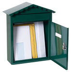 Boîte aux Lettres en Acier  Visit E5743  Anti-pluie  Vert