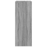 vidaXL Armoire à chaussures Sonoma gris 74 5x37 5x100 cm
