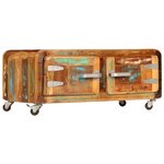 vidaXL Table basse 85x55x40 cm Bois de récupération massif