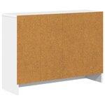 vidaXL Buffet avec tiroir Blanc 73 5 x 22 5 x 53 5 cm