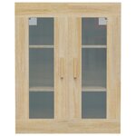 vidaXL Armoire murale suspendue Chêne sonoma 69 5x34x90 cm