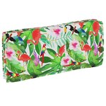 vidaXL Coussin pour assise / dossier de palette Floral Multicolore