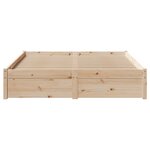 vidaXL Cadre de lit sans matelas 120x200 cm bois de pin massif