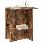 vidaXL Table basse 2 Pièces Chêne fumé 40 x 30 x 49 cm Bois d'ingénierie