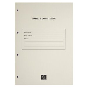 Recharge de 100 feuillets A4 80g pour reliure juridique 4 anneaux x 5 RAINEX