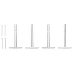 vidaXL Étagères à tiroir murales 2 Pièces Chêne et blanc 40x23 5x10cm MDF