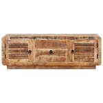 vidaXL Meuble TV 120x30x40 cm Bois de manguier brut