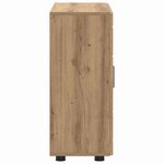 vidaXL Cabinet en Bois Chêne artisanal 88 5 x 30 5 x 73 cm
