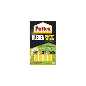 Pattex Pastilles adhesives pour montage  detachables  jaune