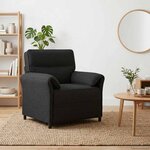 vidaXL Canapé 100  polyester  cadre en métal  MDF  Contreplaqué