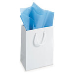 Papier de soie en rame bleu ciel 50 x 75 cm (lot de 480)