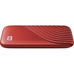 WD - Disque SSD Externe - My Passport™ - 1To - USB-C - Rouge