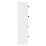 vidaXL Bibliothèque blanc 60x24x101 5 cm bois d'ingénierie