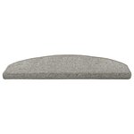 vidaXL Tapis d'escalier auto-adhésifs 15 Pièces Gris clair