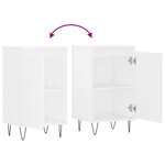 vidaXL Buffet blanc 40x35x70 cm bois d’ingénierie