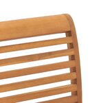 vidaXL Chaise de jardin empilable Marron 62 5 x 54 5 x 95 5 cm