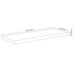 vidaXL Dessus de table 110x40x3 8 cm rectangulaire bois massif acacia