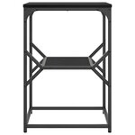 vidaXL Table d'appoint Chêne noir 41 x 40 x 60 cm