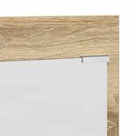 vidaXL Porte-manteau mural avec étagère Chêne sonoma 70 x 10 x 90 cm