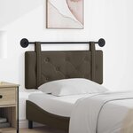 vidaXL Tête de lit suspendue Gris Simili cuir