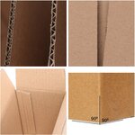 Carton d'emballage (Lot de 10)  60 X 40 X 40cm