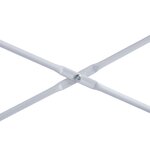 vidaXL Bureau d'ordinateur Blanc chêne 110x60x70 cm Bois d'ingénierie