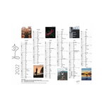 Calendrier Mural  2022 - 27 x 21 cm - Yoga